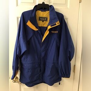TIMBERLAND MENS JACKET COAT SZ S LIGHTWEIGHT ANORAK 3/4 EUC